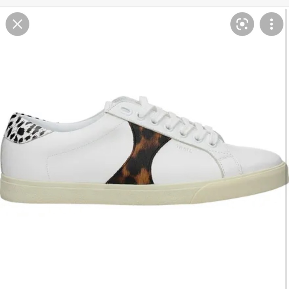 Celine Triomphe White Leopard Sneakers